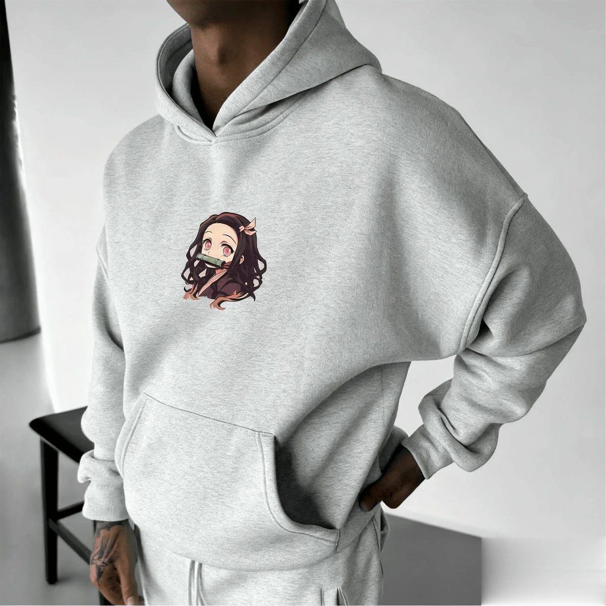 Nezuko Kamado Hoodie – Demon Slayer Unisex Anime Sweatshirt