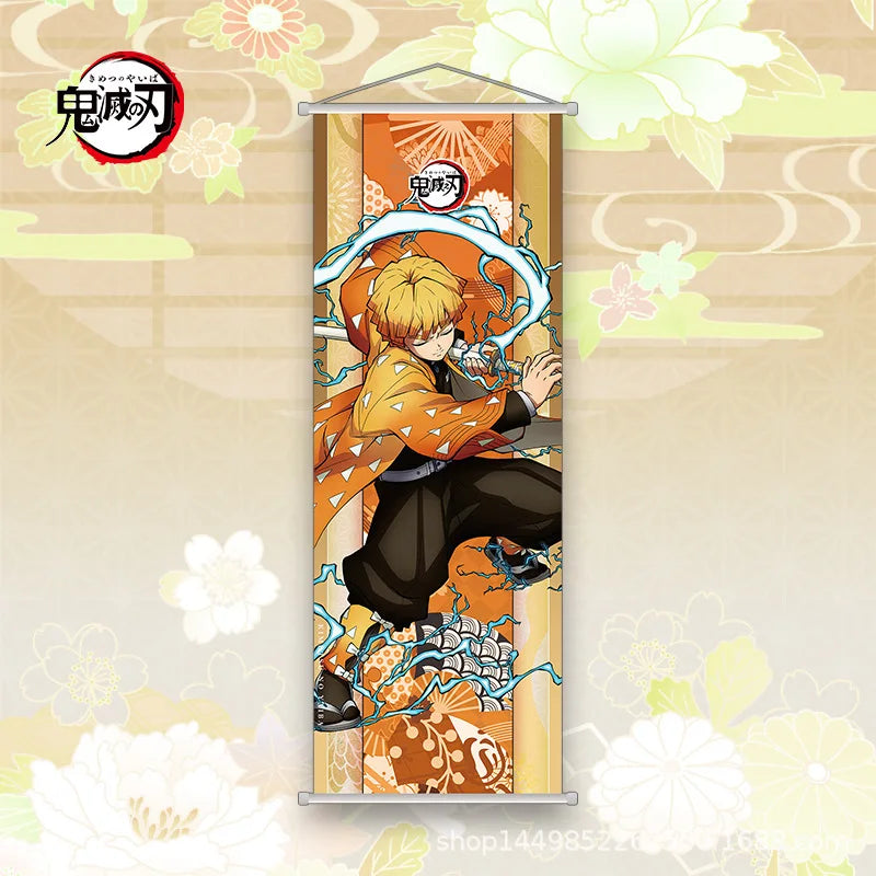 Nezuko Scroll Poster – Demon Slayer Anime Wall Art