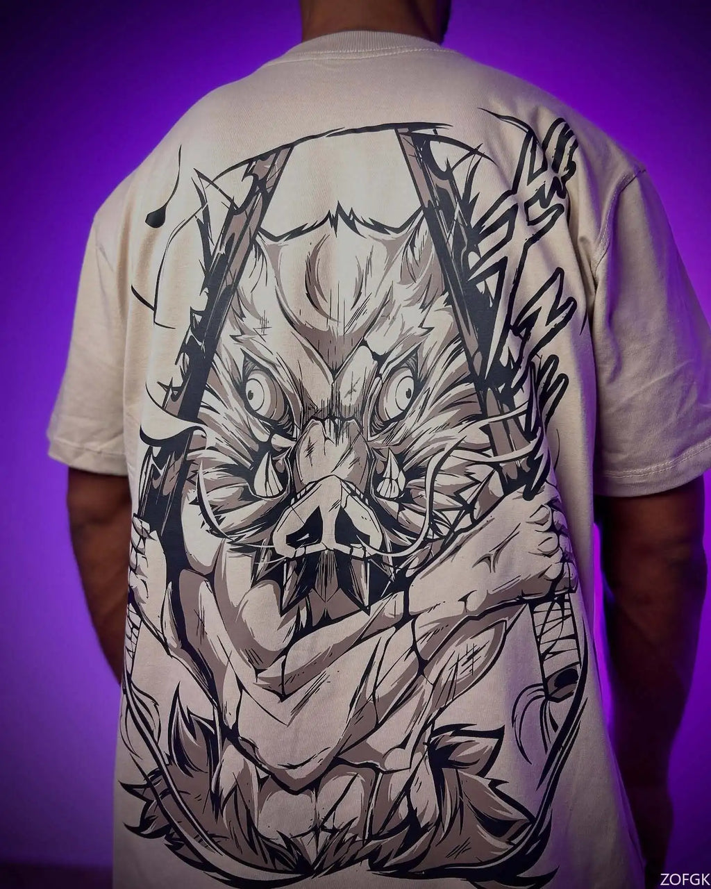 Demon Slayer Oversized Graphic T-Shirt