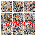Anime Sticker Pack 300pcs – One Piece, Jujutsu Kaisen & Dragon Ball