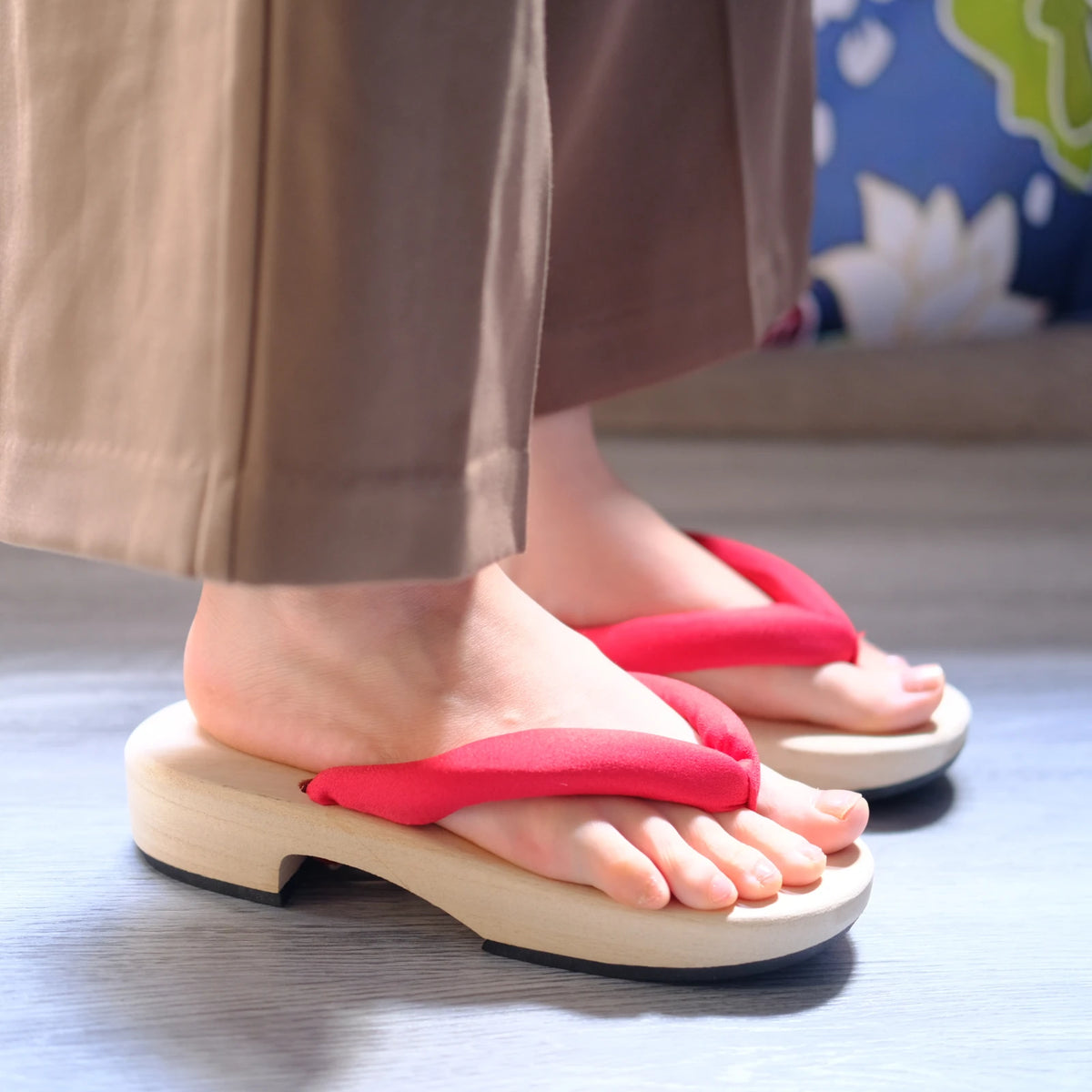 Tanjiro & Nezuko Wooden Geta – Demon Slayer Cosplay Sandals
