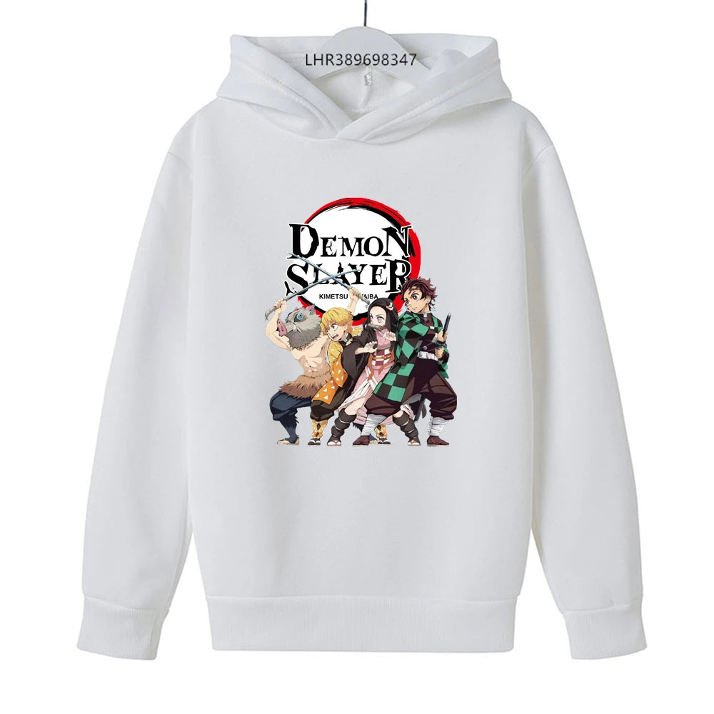 Demon Slayer Kids Hoodie – Anime Print Coat