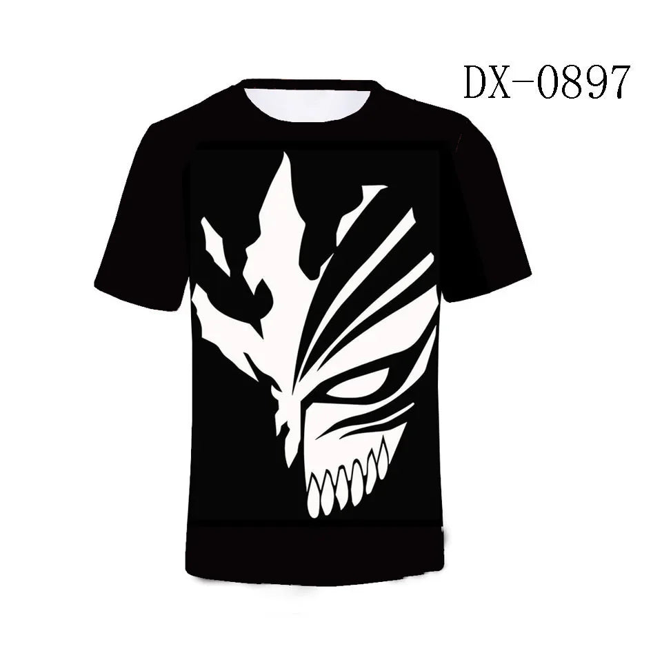 Bleach 3D Print T-Shirt – Anime Streetwear Tee