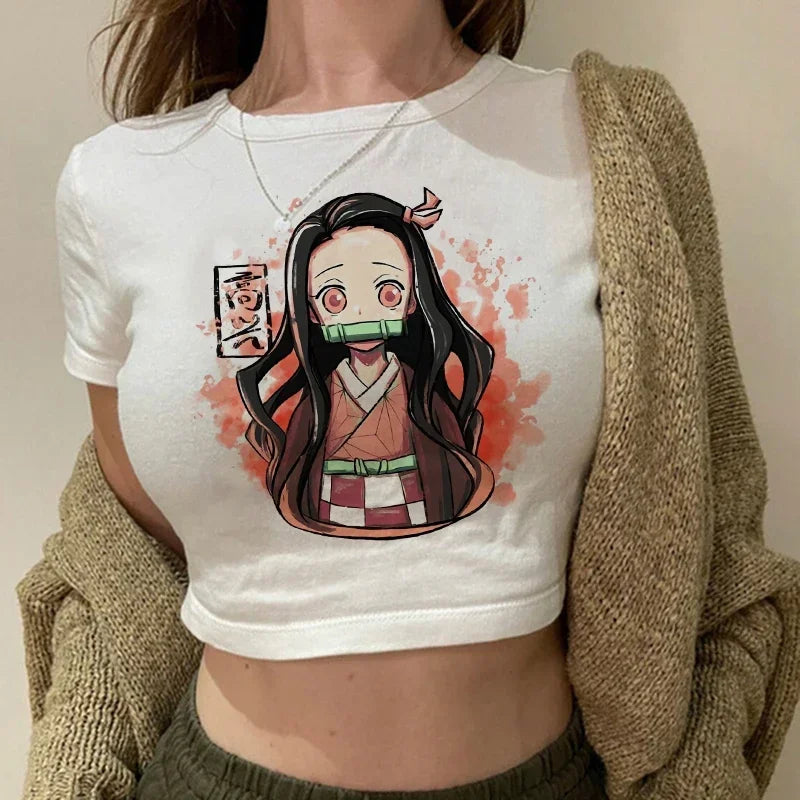 Demon Slayer Nezuko Crop Top