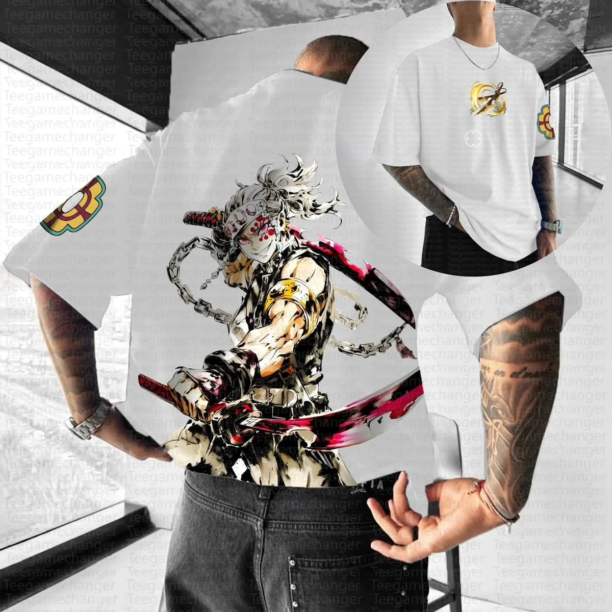 Demon Slayer Graphic Cotton T-Shirt – Anime Tee
