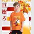 Rengoku Kyojuro Kids T-Shirt – Demon Slayer Cotton Tee