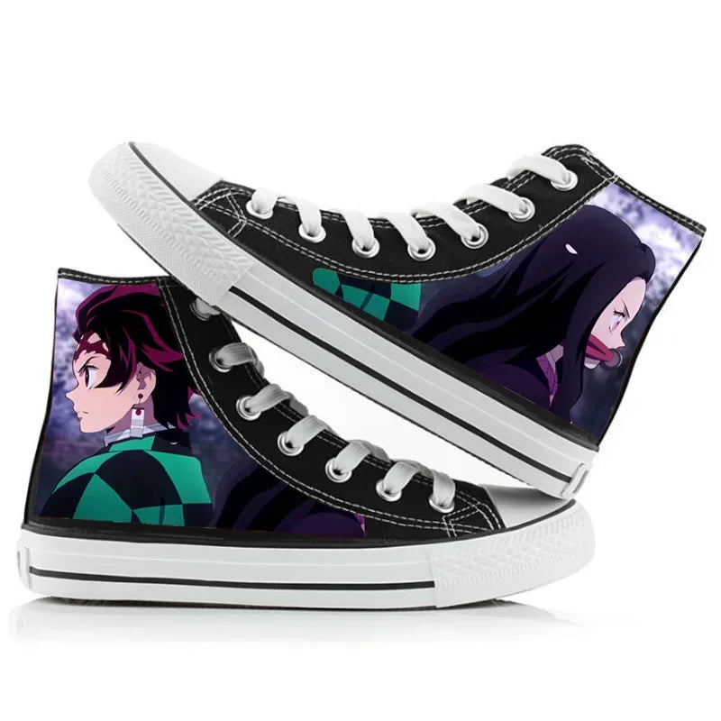 Demon Slayer High-Top Sneakers – Anime Cosplay Shoes