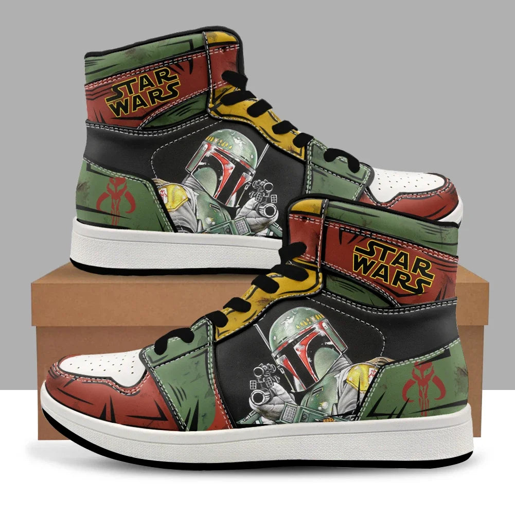 Anime 3D Print High-Top Basketball Sneakers