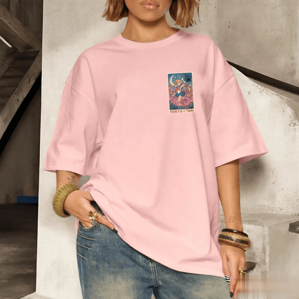 Sailor Moon Graphic T-Shirt – Vintage Oversized Anime Tee