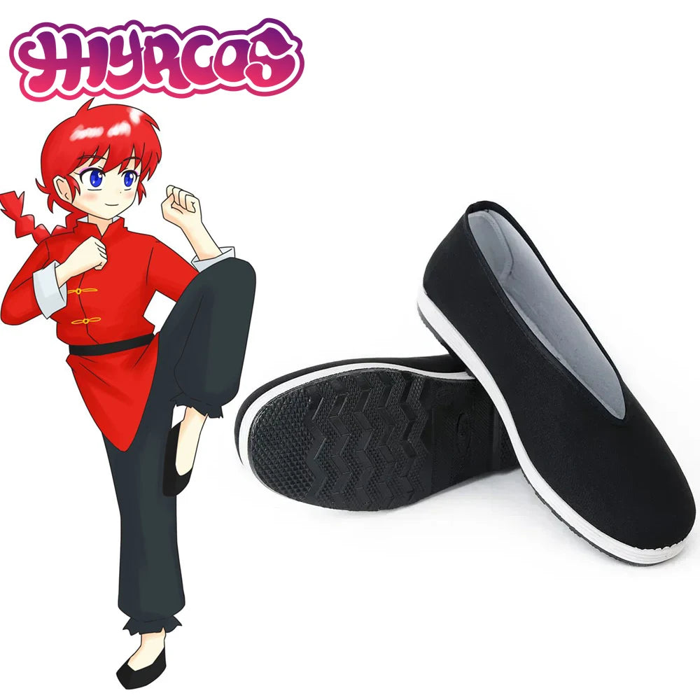 Ranma Cosplay Boots – Anime Kung Fu Costume Shoes