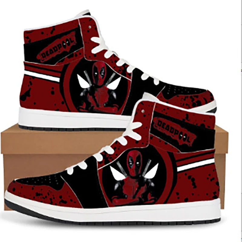 Spider-Man & Deadpool High-Top Sneakers – Marvel