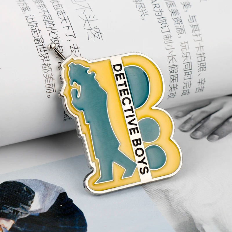 Detective Conan Enamel Pin – Anime Brooch Badge