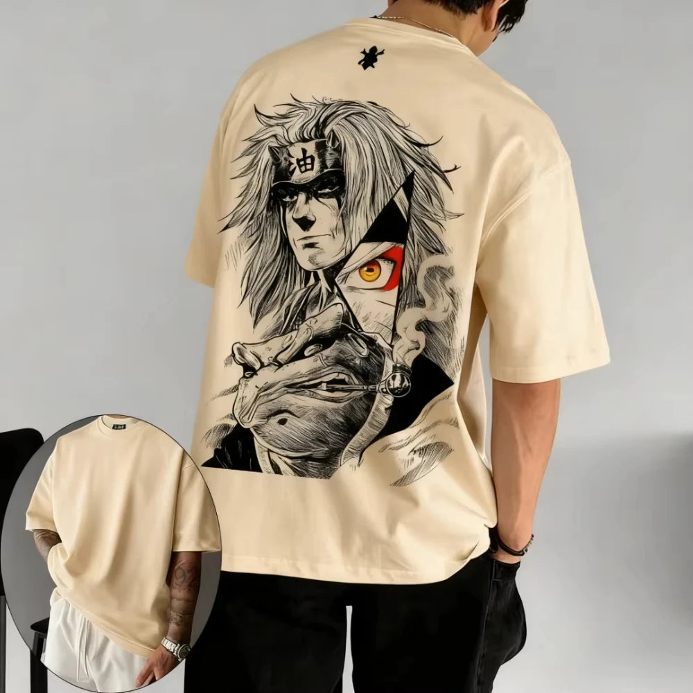 Jiraiya Retro T-Shirt – Naruto Anime Tee