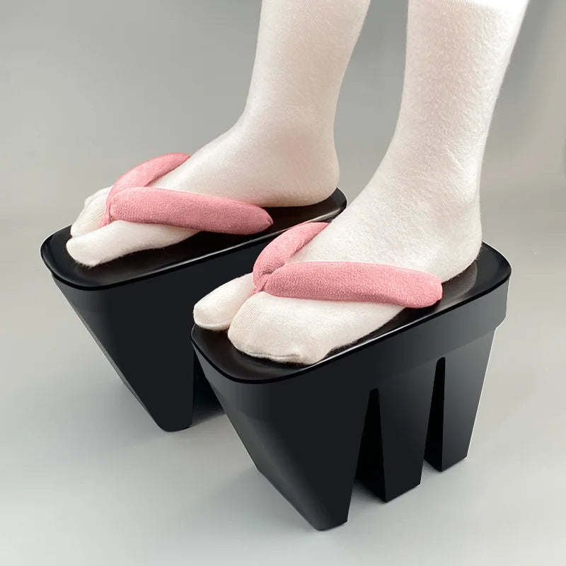 Japanese Geta Wooden Sandals 14cm – Cosplay Clogs
