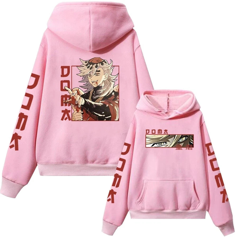 Douma Hoodie – Demon Slayer Oversized Streetwear