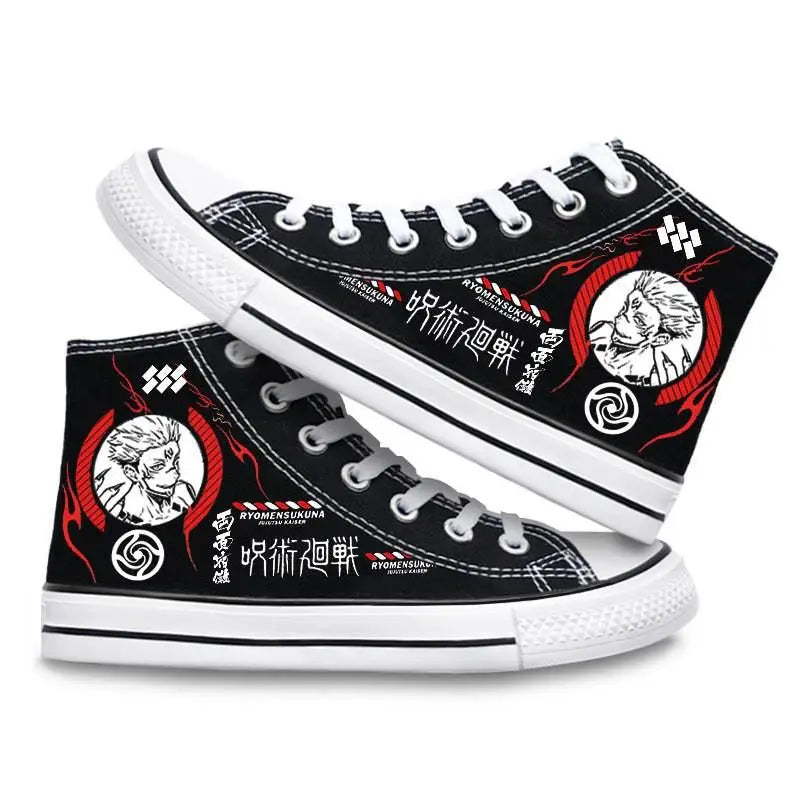 Gojo Satoru High-Top Sneakers – Jujutsu Kaisen Shoes