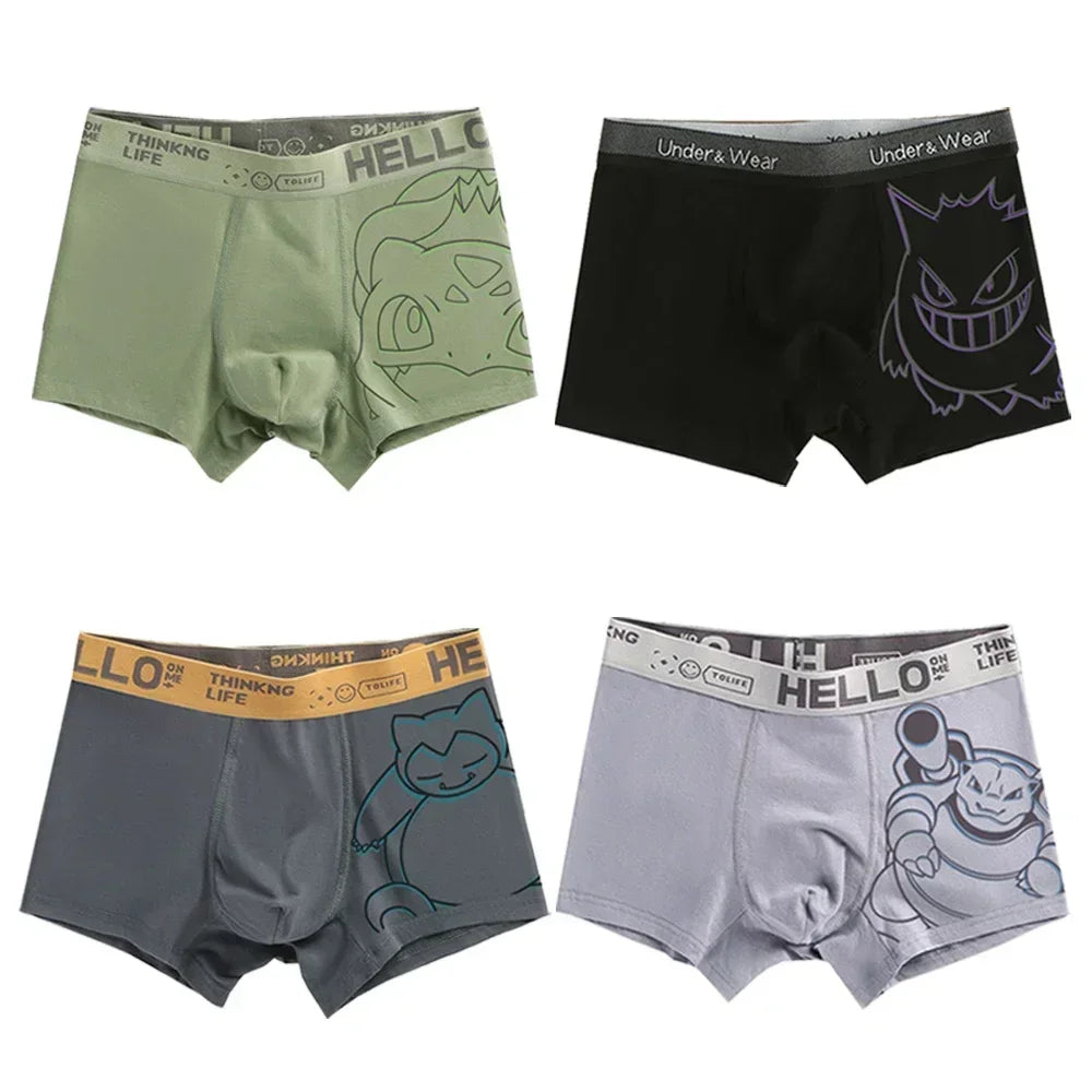 Pokémon Boxer Briefs – Charizard, Pikachu & Gengar