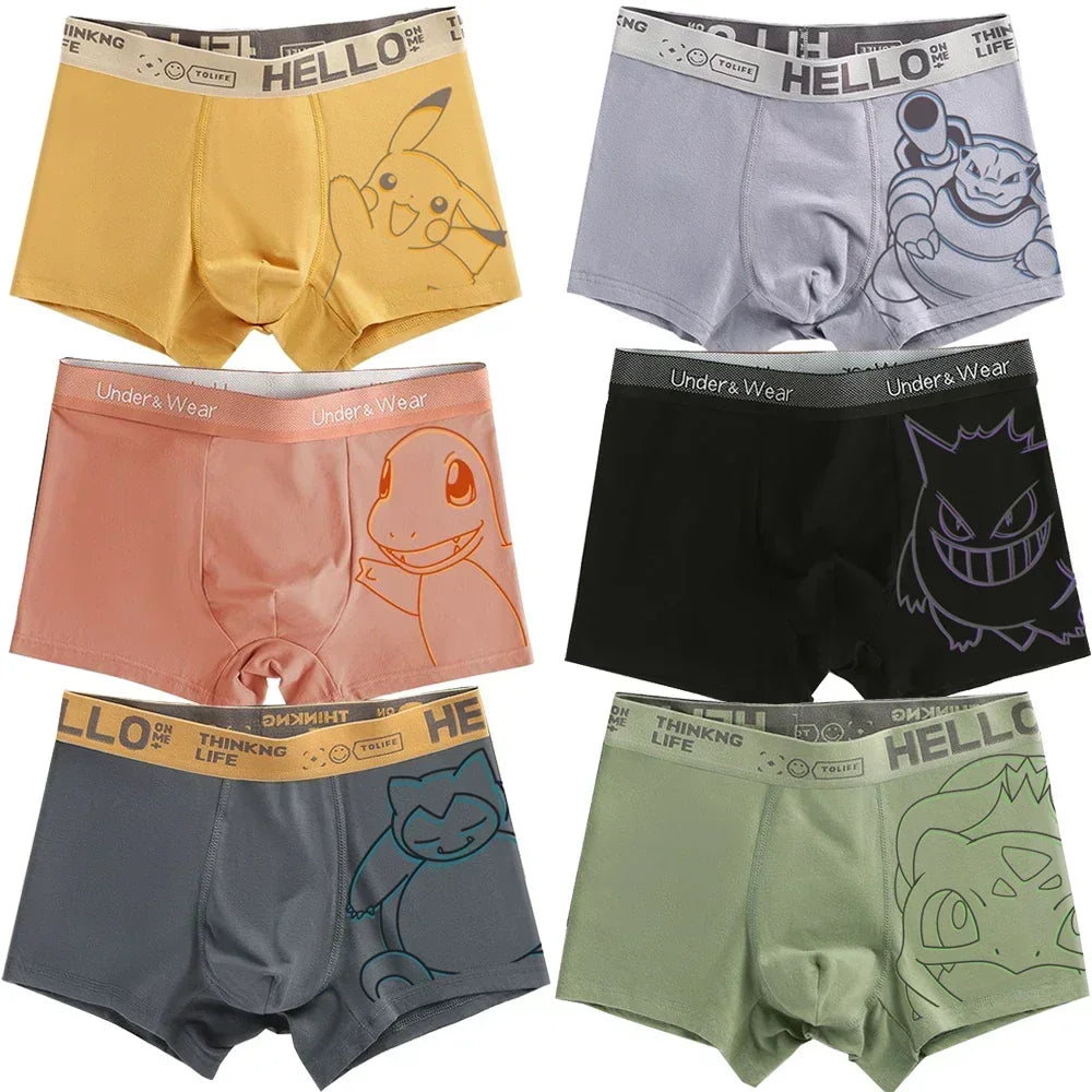 Pokémon Boxer Briefs – Charizard, Pikachu & Gengar
