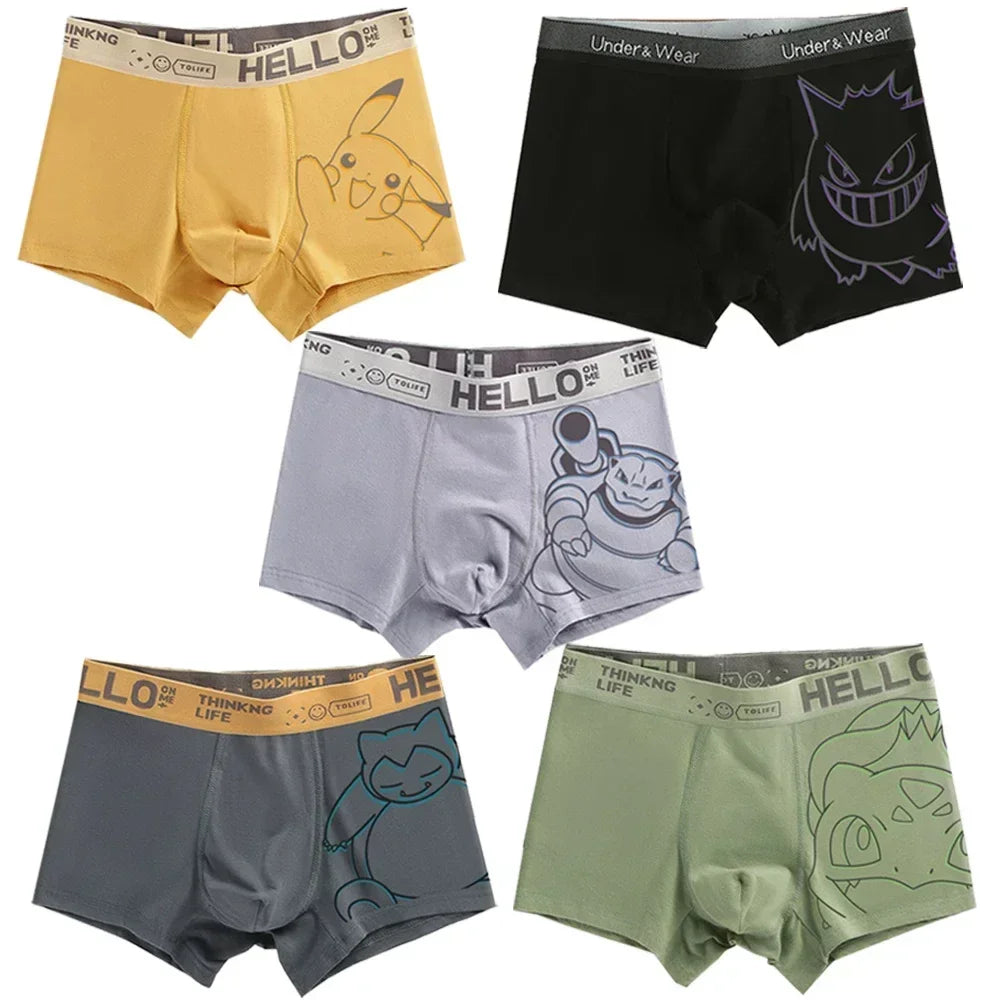 Pokémon Boxer Briefs – Charizard, Pikachu & Gengar