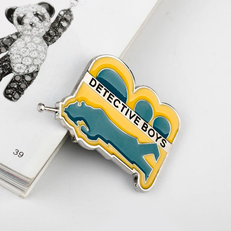 Detective Conan Enamel Pin – Anime Brooch Badge