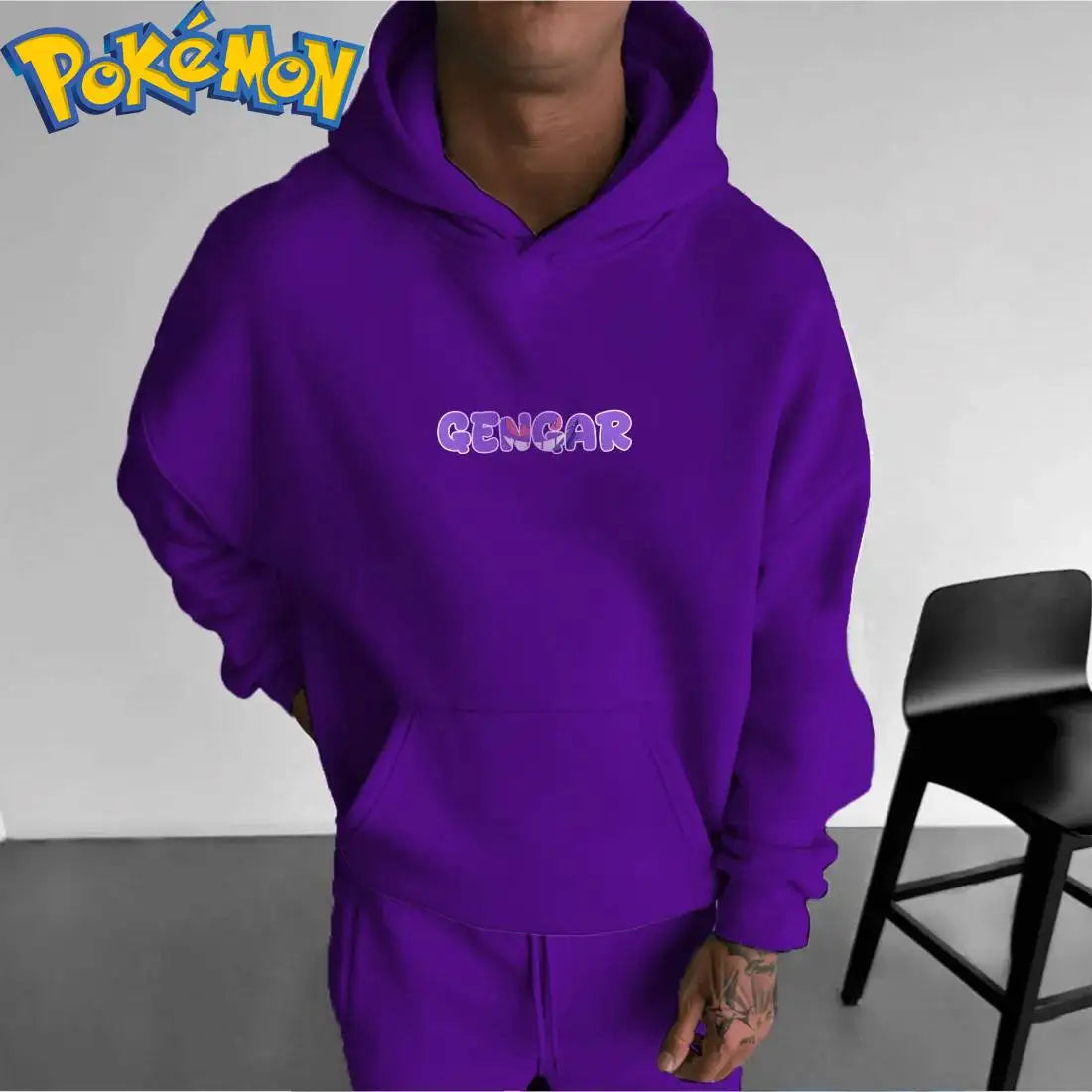 Pokemon Gengar & Pikachu Hoodie Set