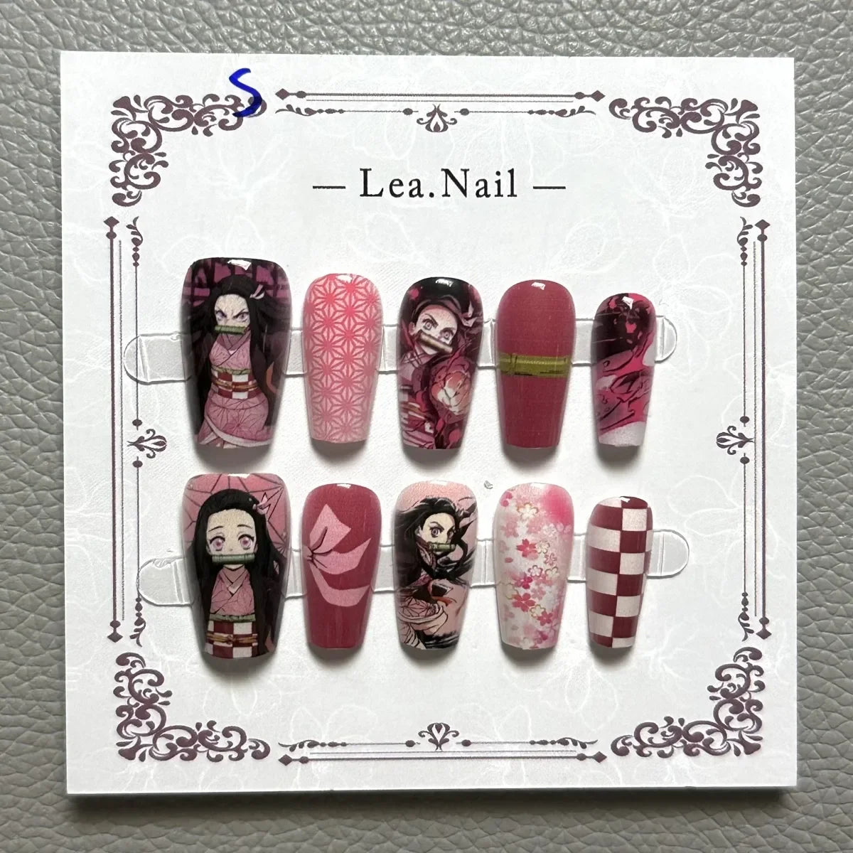 Demon Slayer Nail Art Stickers – Nezuko, Tanjiro & Mitsuri
