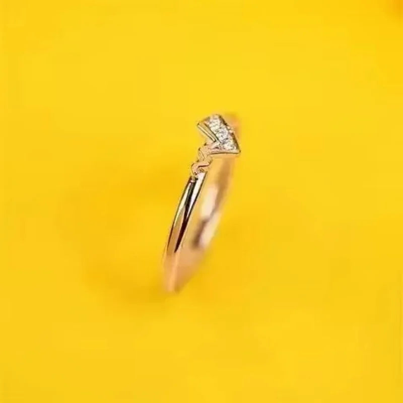 Dratini Adjustable Couple Ring – Pokémon S925 Silver