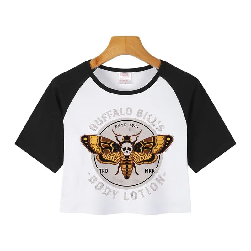 Anime Graphic Crop Top – Y2K Harajuku Tee