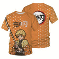 Demon Slayer 3D T-Shirt – Parent & Child Anime Tee