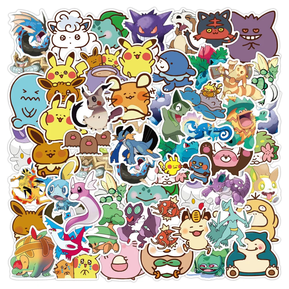 Pikachu Pokémon Decal Pack – Waterproof Stickers