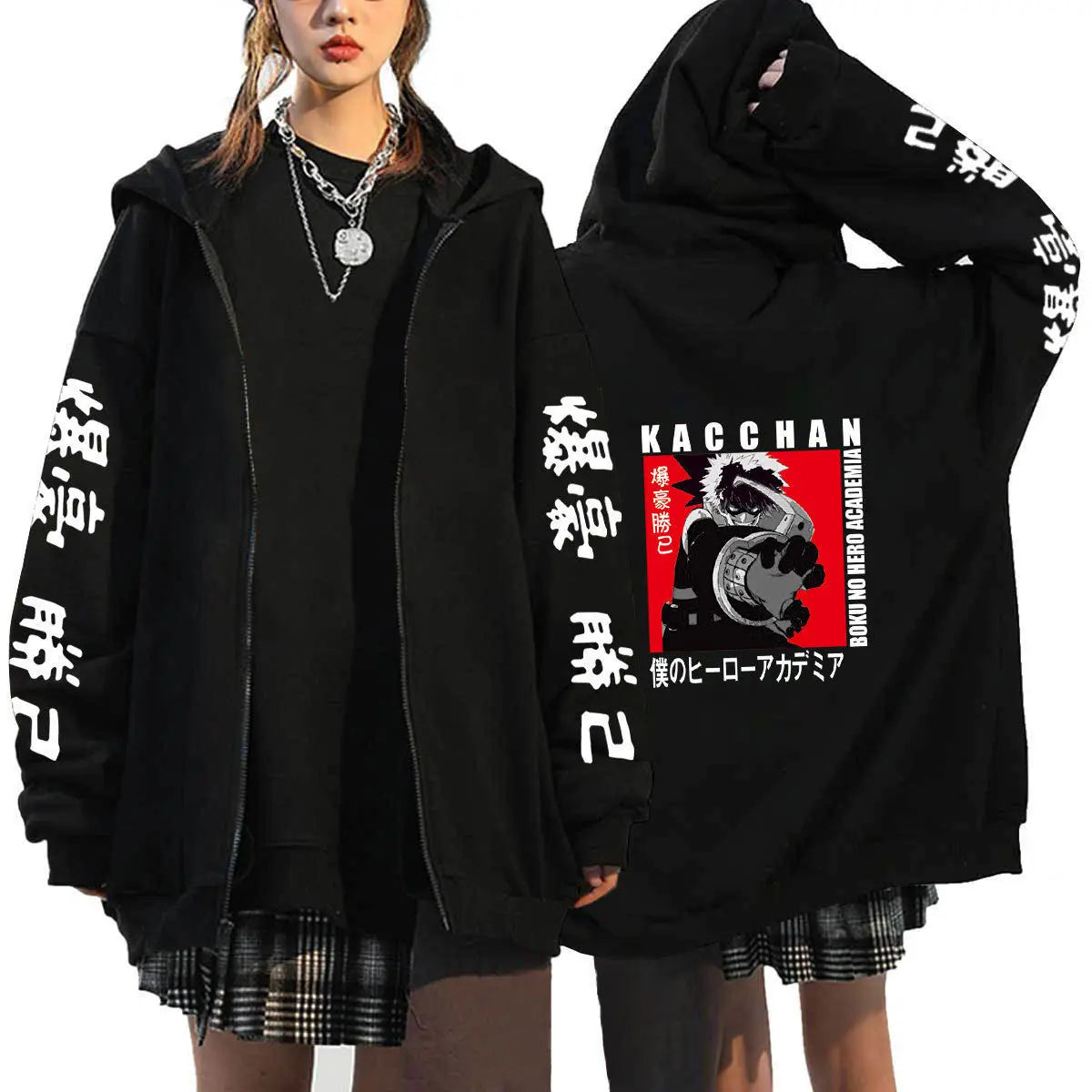 Katsuki Bakugo Hoodie – My Hero Academia Anime Sweatshirt