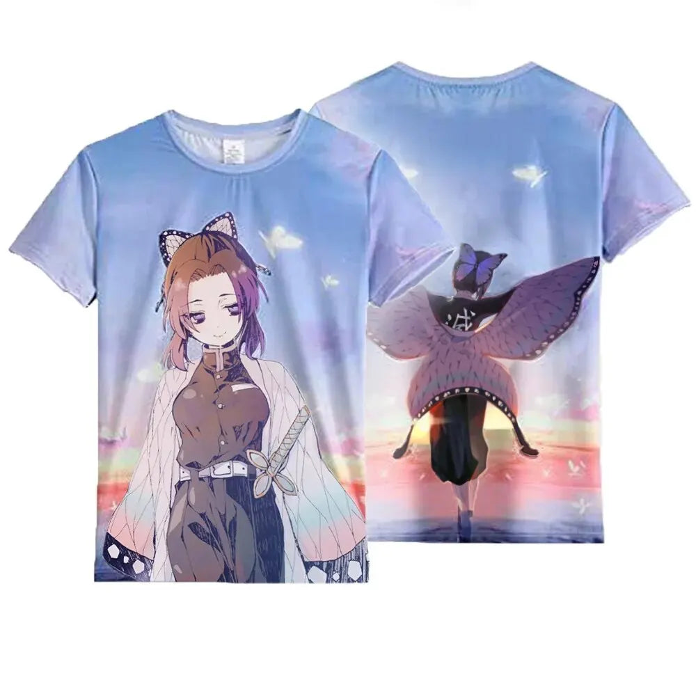Shinobu Kocho Kids 3D T-Shirt – Demon Slayer Anime Tee