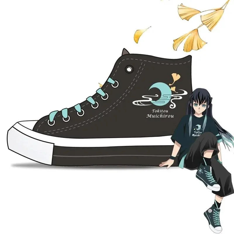 Tokito Muichiro Cosplay Sneakers – Demon Slayer Shoes