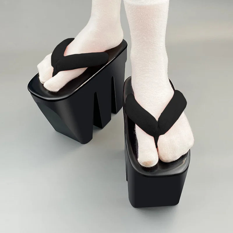 Japanese Geta Wooden Sandals 14cm – Cosplay Clogs