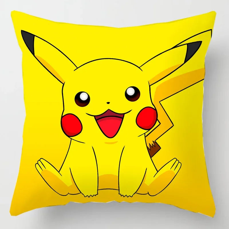 Pikachu Pillow Cover 45x45cm – Pokémon Cushion Case