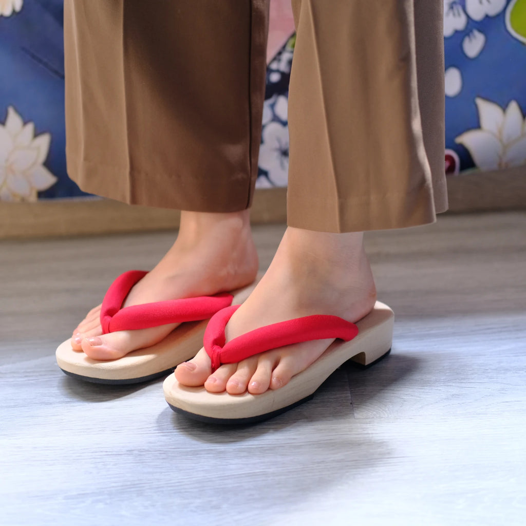 Tanjiro & Nezuko Wooden Geta – Demon Slayer Cosplay Sandals