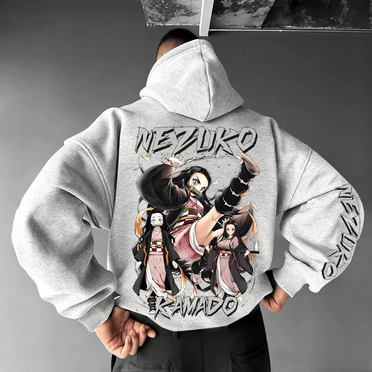 Nezuko Kamado Hoodie – Demon Slayer Unisex Anime Sweatshirt