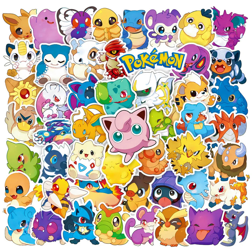 Pikachu Pokémon Decal Pack – Waterproof Stickers