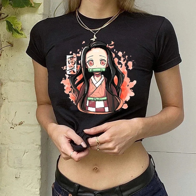 Demon Slayer Nezuko Crop Top