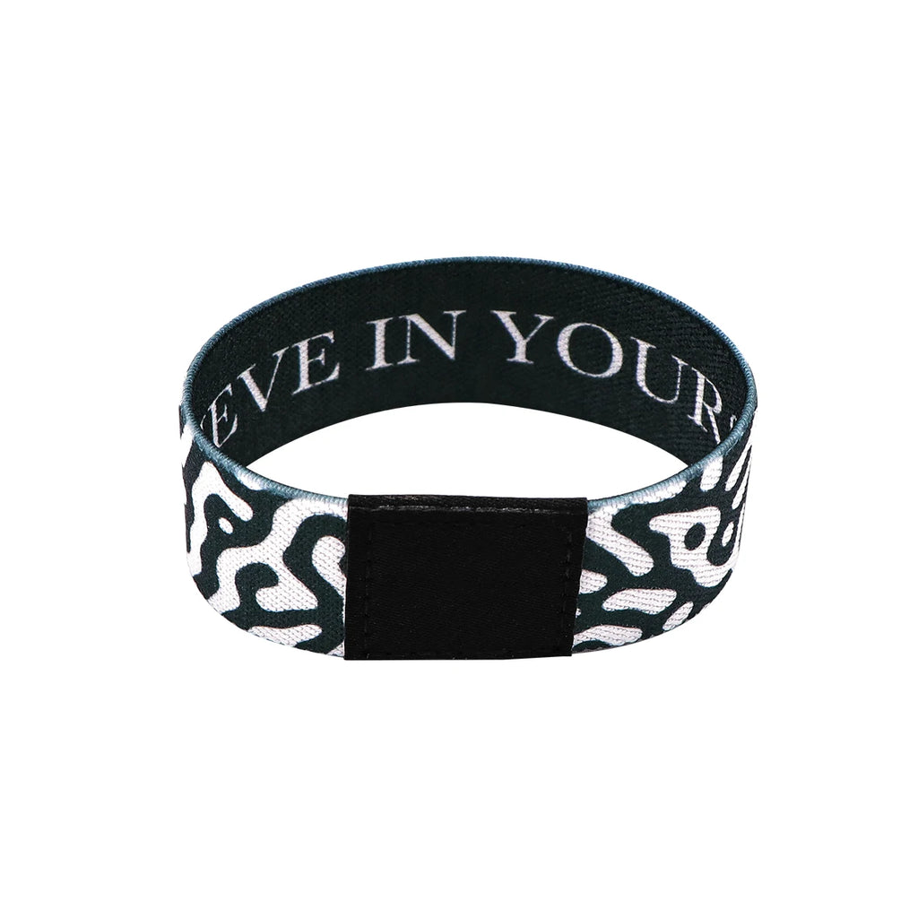 Sunflower Art Waves Wristband Bracelet