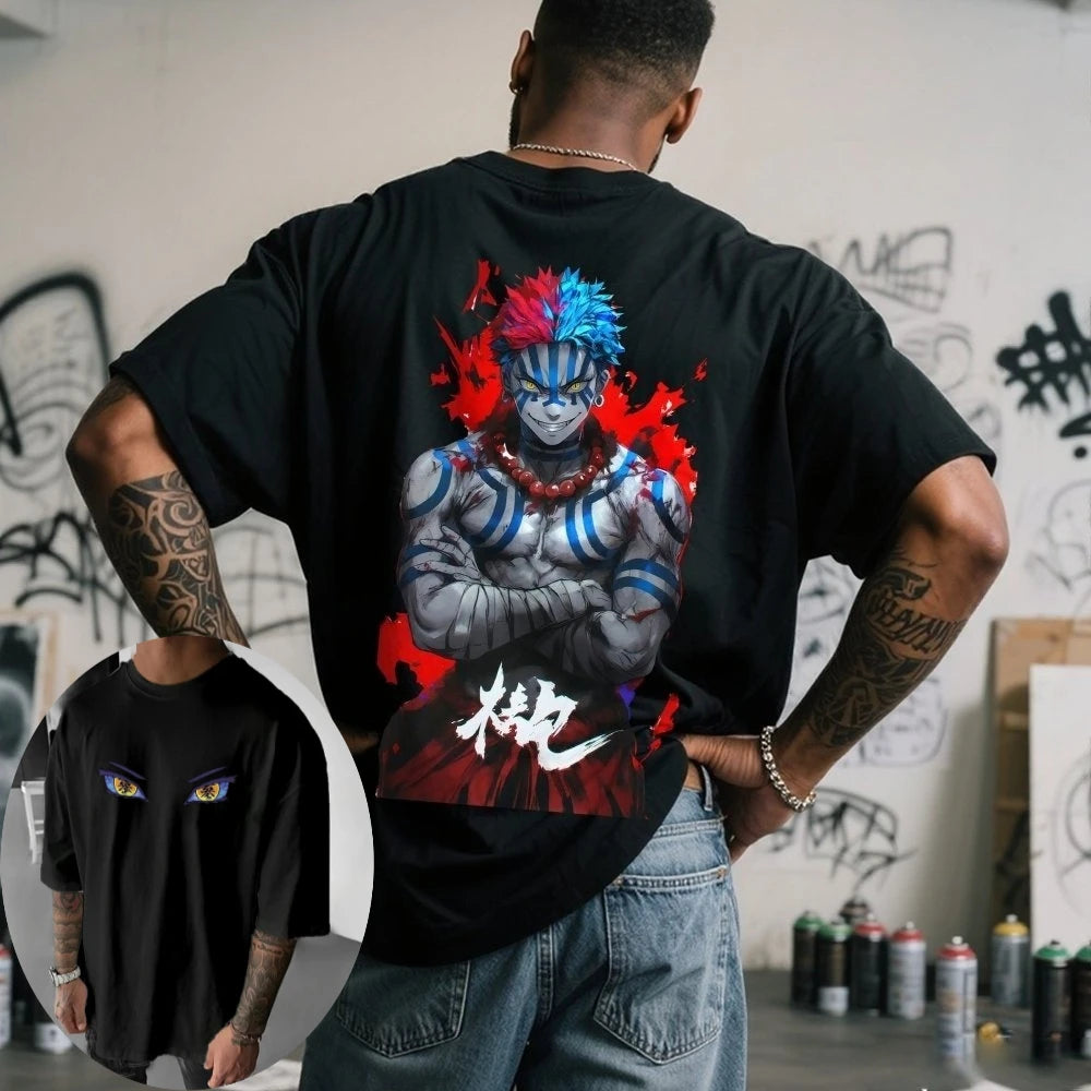 Akaza T-Shirt – Demon Slayer Kids & Adults Anime Tee