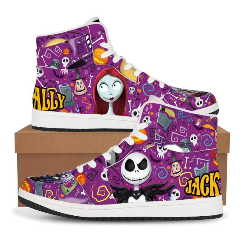 Jack Skellington High-Top Sneakers – Nightmare Before Christmas