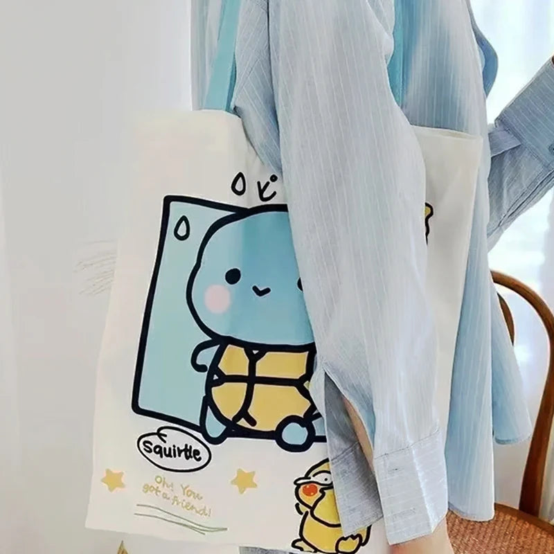 Pikachu Pokémon Canvas Shoulder Bag – Anime Tote