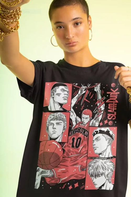 90s Basketball Anime T-Shirt – Otaku Graphic Tee