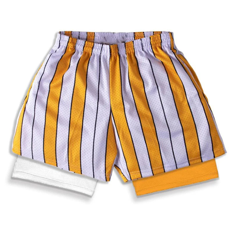 Anime 3D Print 2-in-1 Gym Shorts