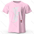 Japan Printed Men's T-Shirt 100% Cotton Oversized Harajuku Style Graphic Tees for Women Tops Tees Casual Streetwear