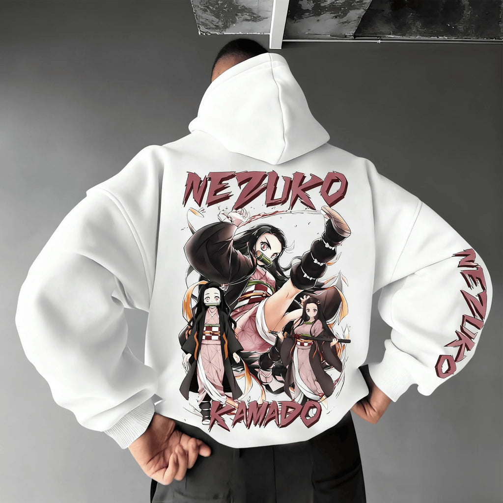 Nezuko Kamado Hoodie – Demon Slayer Unisex Anime Sweatshirt