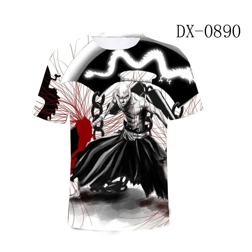 Bleach 3D Print T-Shirt – Anime Streetwear Tee