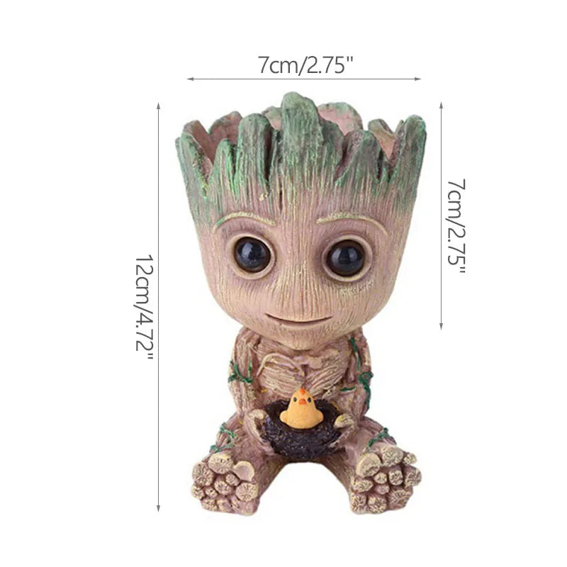 Groot Flower Pot – Planter & Pen Holder Figurine