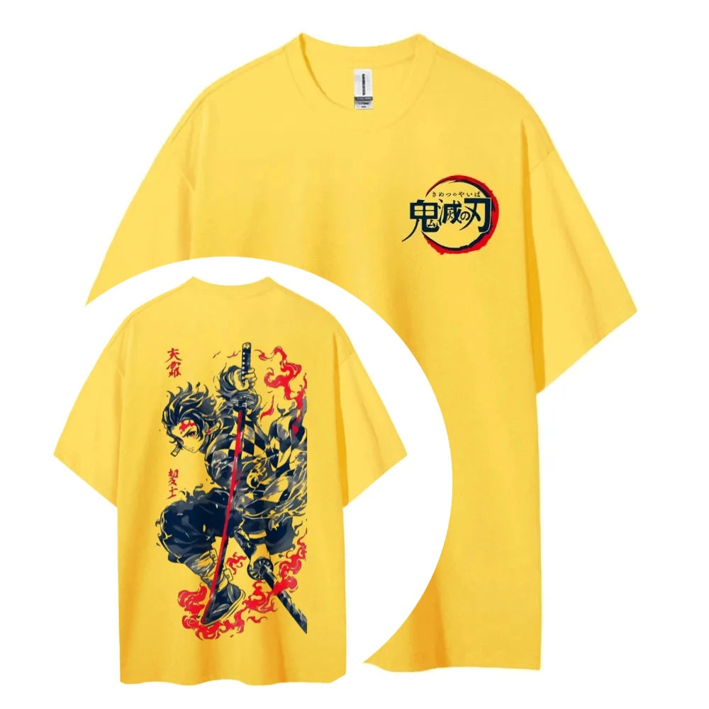 Demon Slayer Unisex Cotton T-Shirt – Anime Tee